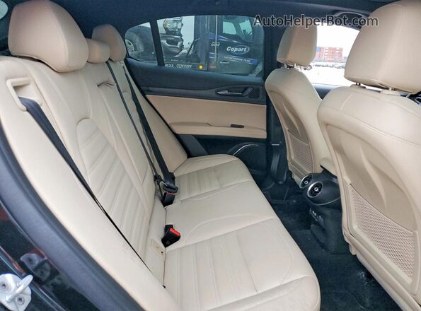 ZASPAKBN9P7D64216 2023 ALFA ROMEO STELVIO Black Rear interior view