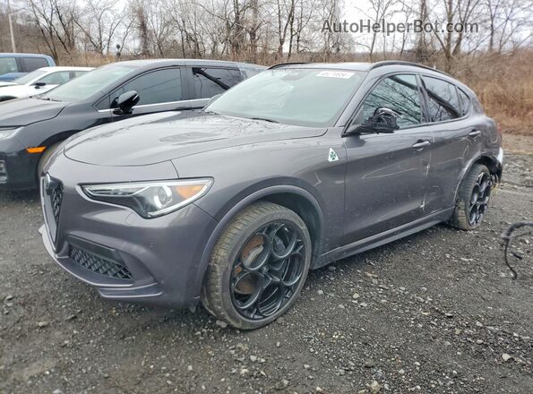 ZASPAKEV8P7D67930 2023 ALFA ROMEO STELVIO Gray Przód lewy
