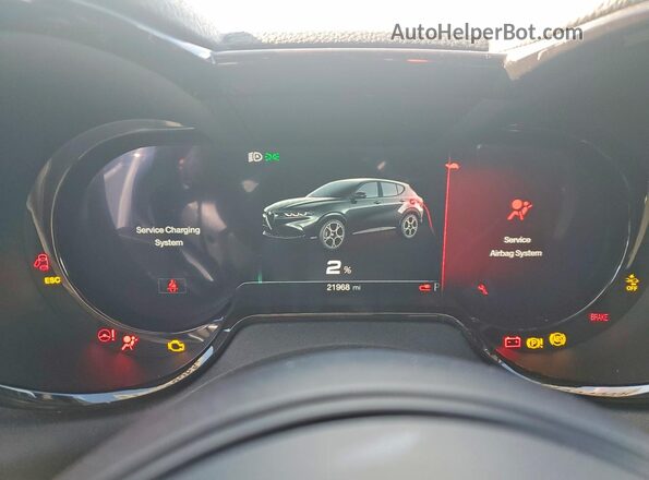 ZASPATDW9R3052366 2024 ALFA ROMEO OTHER Белый Вид щитка приборов