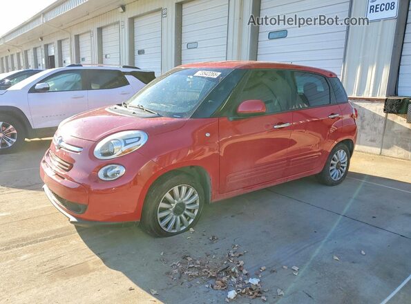 ZFBCFAAH8HZ039063 2017 FIAT 500L Красный Передняя левая четверть