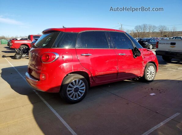 ZFBCFAAH8HZ039063 2017 FIAT 500L Красный Задняя правая четверть