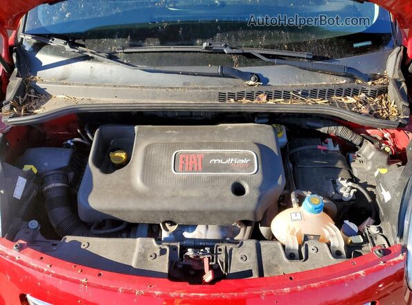ZFBCFAAH8HZ039063 2017 FIAT 500L Красный Вид подкапотного пространства