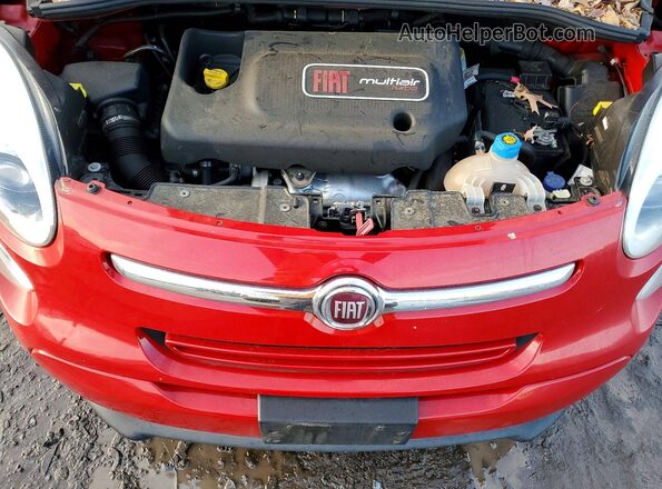 ZFBCFACH2HZ040173 2017 FIAT 500L Красный Вид подкапотного пространства