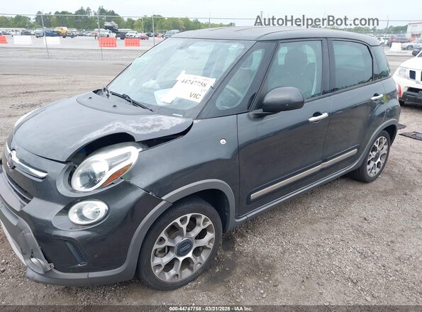 ZFBCFADH3HZ040245 2017 FIAT 500L Gray Front left
