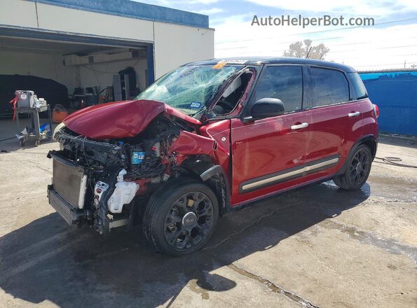 ZFBCFADH4GZ037434 2016 FIAT 500L Burgundy Vista tres cuartos delantera izquierda