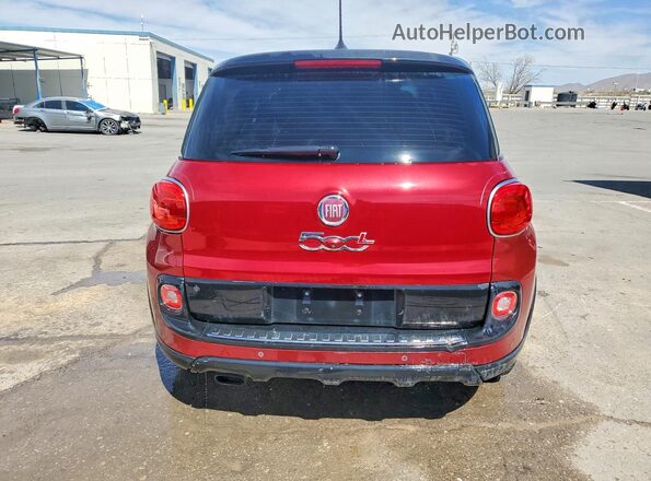 ZFBCFADH4GZ037434 2016 FIAT 500L Burgundy Vista trasera