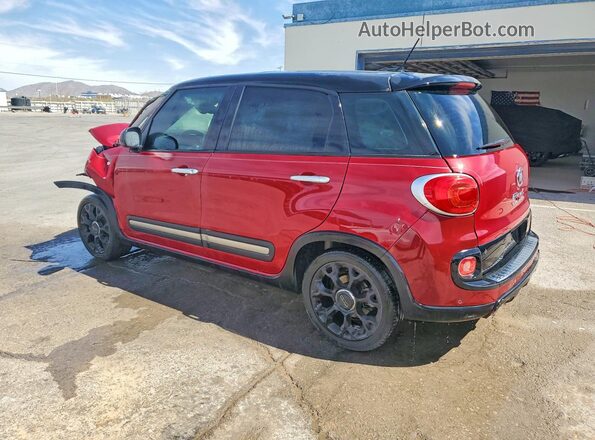 ZFBCFADH4GZ037434 2016 FIAT 500L Burgundy Trasero izquierdo