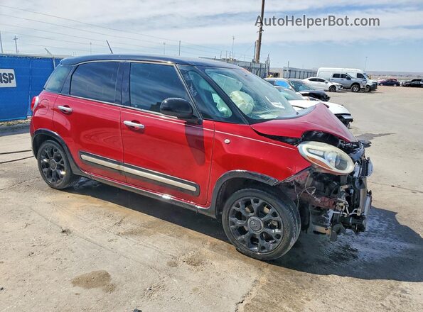 ZFBCFADH4GZ037434 2016 FIAT 500L Burgundy Delantero derecho