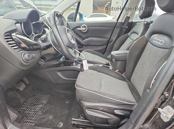 ZFBCFXAB3HP572657 2017 FIAT 500X Black Widok wnętrza z przodu