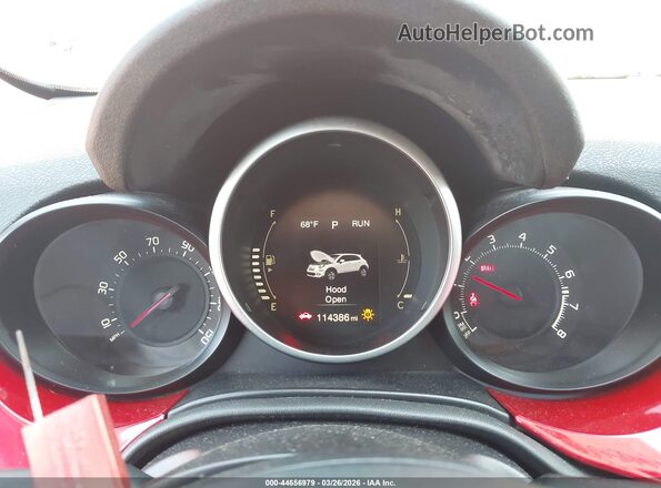 ZFBCFXBTXGP383915 2016 FIAT 500X Red Widok tylnych siedzeń
