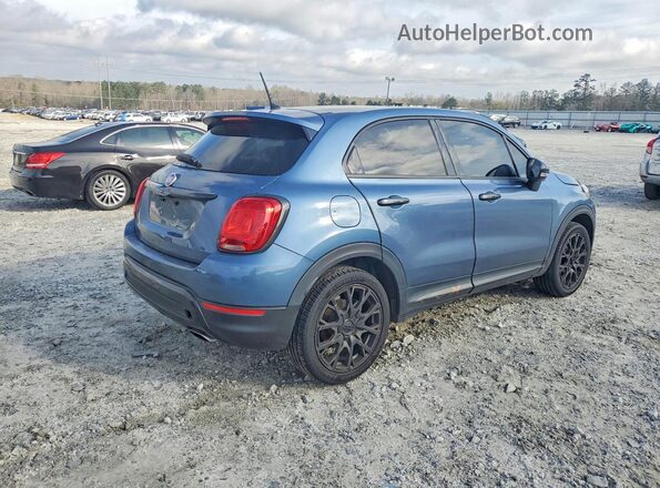 ZFBCFXCB3JP653807 2018 FIAT 500X Синий Задняя правая четверть