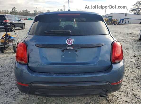 ZFBCFXCB3JP653807 2018 FIAT 500X Синий Вид сзади