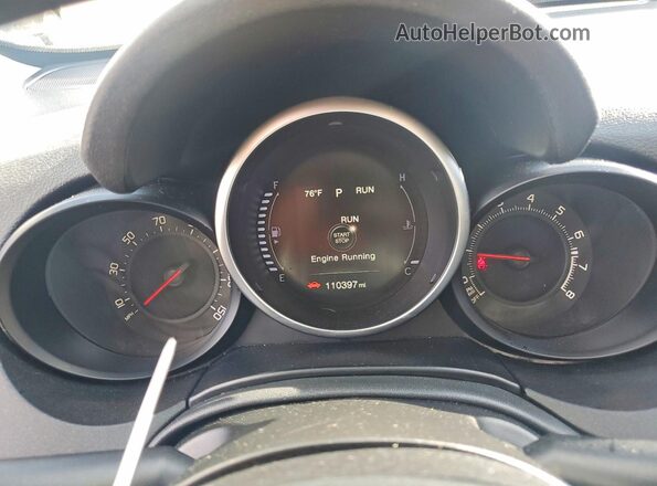 ZFBCFXCB3JP653807 2018 FIAT 500X Синий Вид щитка приборов
