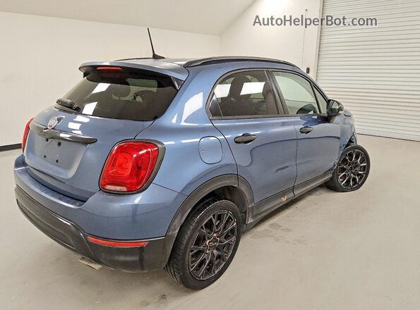 ZFBCFXCB4JP634893 2018 FIAT 500X Blue Задня права чверть