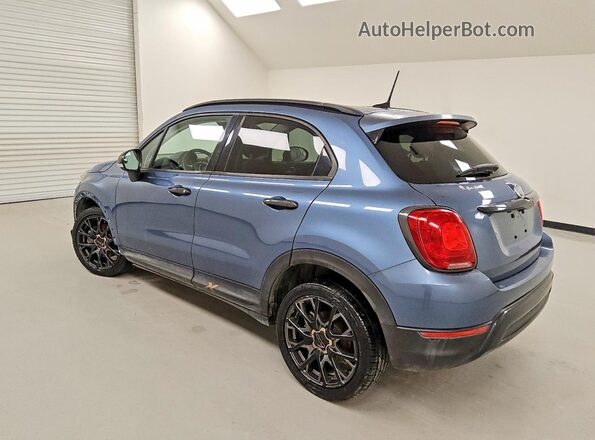 ZFBCFXCB4JP634893 2018 FIAT 500X Blue Задня ліва чверть