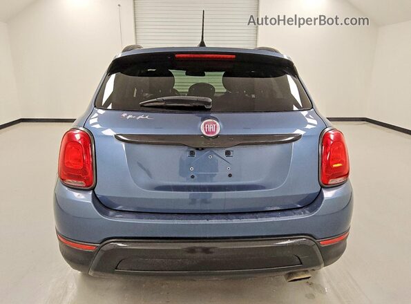 ZFBCFXCB4JP634893 2018 FIAT 500X Blue Вид ззаду