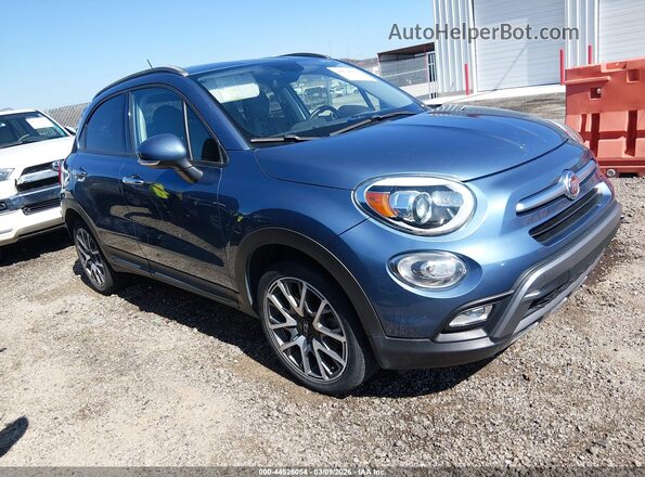 ZFBCFXCBXHP599027 2017 FIAT 500X Синий Передняя правая четверть
