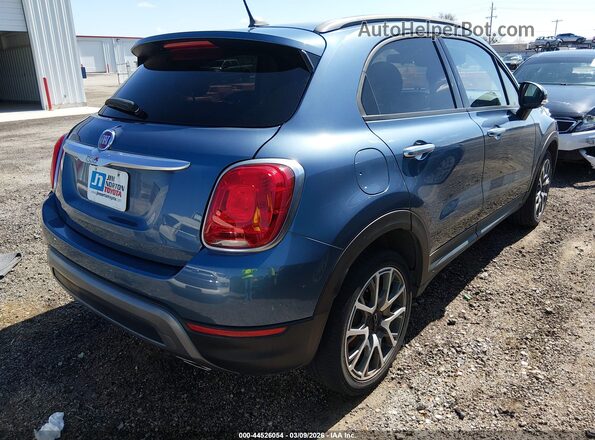 ZFBCFXCBXHP599027 2017 FIAT 500X Синий Задняя правая четверть