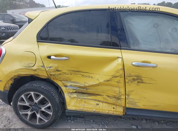 ZFBCFXCT9GP350466 2016 FIAT 500X Yellow Vista frontal