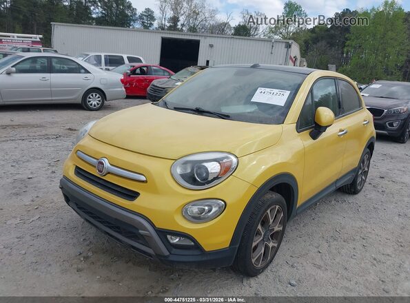 ZFBCFXCT9GP350466 2016 FIAT 500X Yellow Vista tres cuartos delantera izquierda