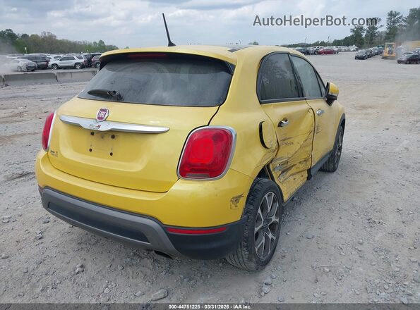 ZFBCFXCT9GP350466 2016 FIAT 500X Yellow Trasero derecho