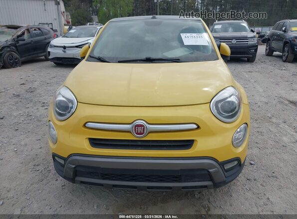 ZFBCFXCT9GP350466 2016 FIAT 500X Yellow Vista del cuadro de instrumentos
