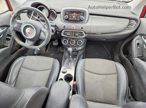 ZFBCFXCTXGP392631 2016 FIAT 500X Red Widok deski rozdzielczej