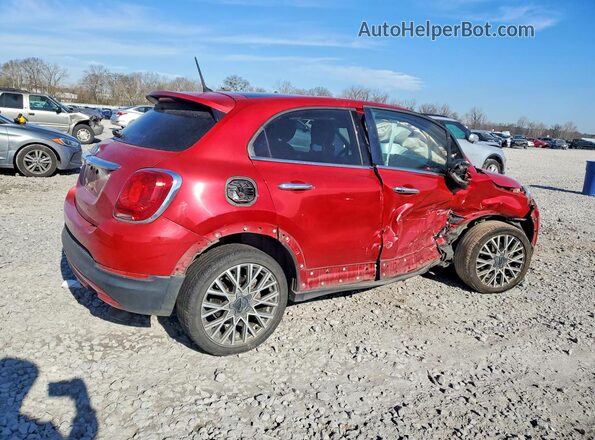 ZFBCFXDB4JP718730 2018 FIAT 500X Красный Задняя правая четверть