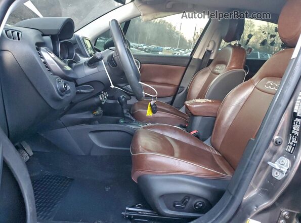 ZFBCFXDT5GP356893 2016 FIAT 500X Gray Widok wnętrza z przodu