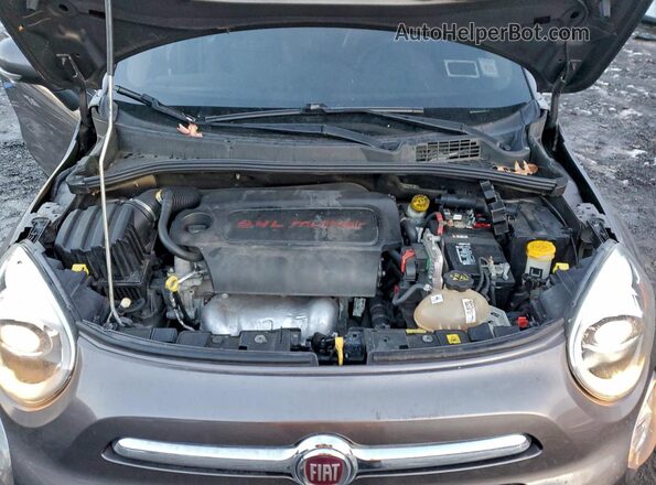 ZFBCFXDT5GP356893 2016 FIAT 500X Gray Widok komory silnika