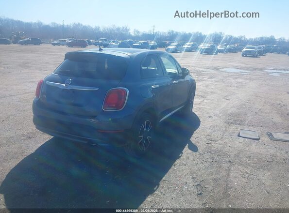 ZFBCFYAB7JP675964 2018 FIAT 500X Синий Задняя правая четверть