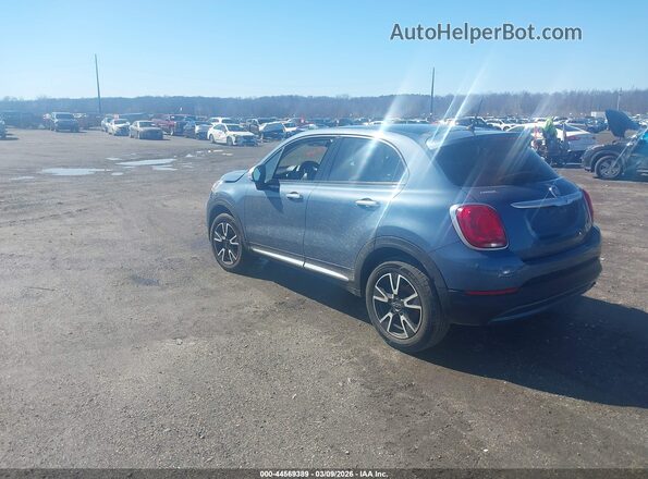 ZFBCFYAB7JP675964 2018 FIAT 500X Синий Задняя левая четверть