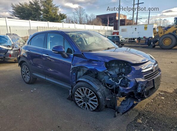 ZFBCFYDBXHP584645 2017 FIAT 500X Синий Передняя правая четверть