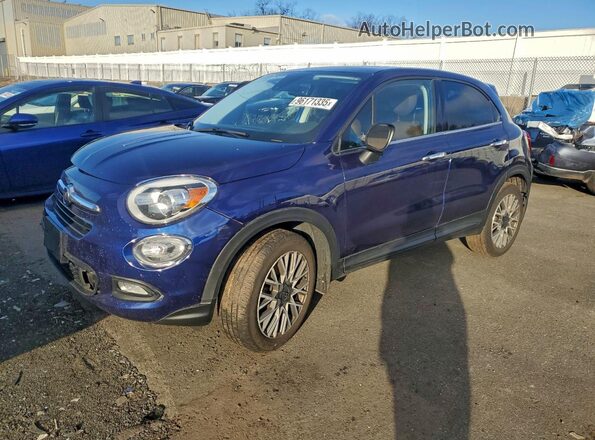 ZFBCFYDBXHP584645 2017 FIAT 500X Синий Передняя левая четверть