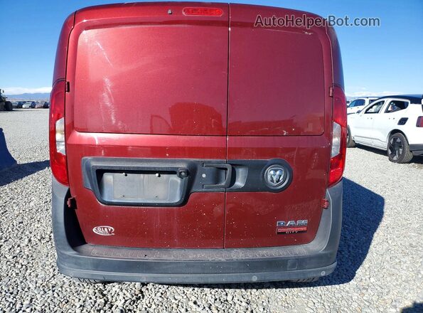 ZFBERFAB8J6K09471 2018 RAM PROMASTER Maroon Вид ззаду