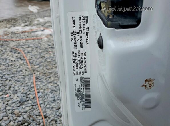 ZFBERFBT1G6A95316 2016 RAM PROMASTER White Widok wnętrza 360 stopni