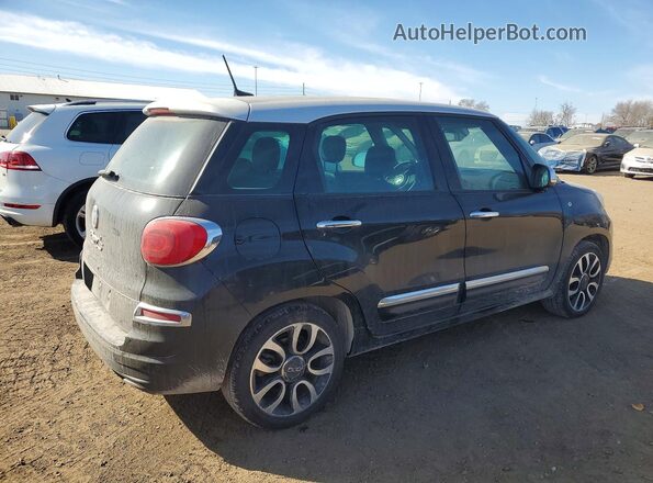 ZFBNFACH8KZ042221 2019 FIAT 500L Черный Задняя правая четверть