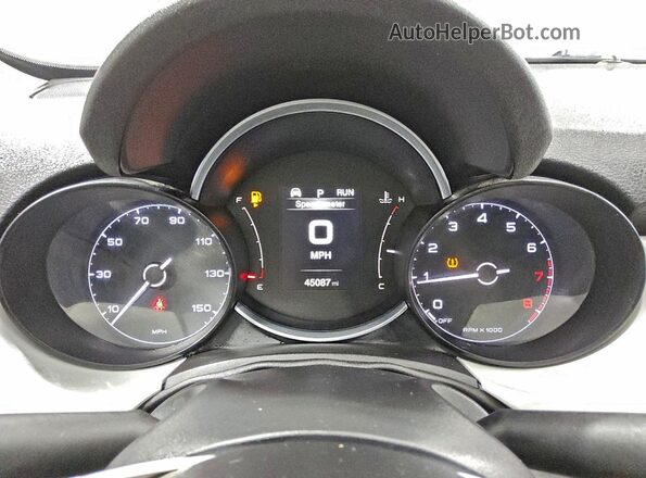ZFBNFYA13LP872679 2020 FIAT 500X Белый Вид щитка приборов