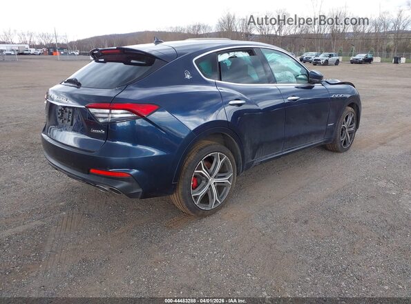 ZN661XUS2MX366145 2021 MASERATI LEVANTE Blue Задня права чверть