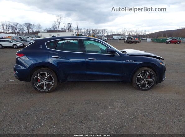 ZN661XUS2MX366145 2021 MASERATI LEVANTE Blue Вид щитка приладів