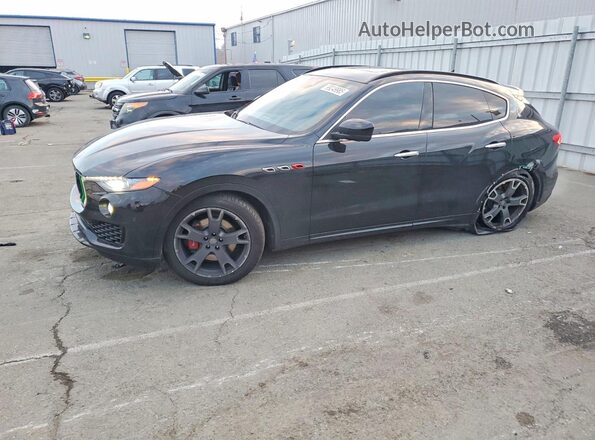 ZN661XUS3HX220214 2017 MASERATI LEVANTE Black Передня ліва чверть