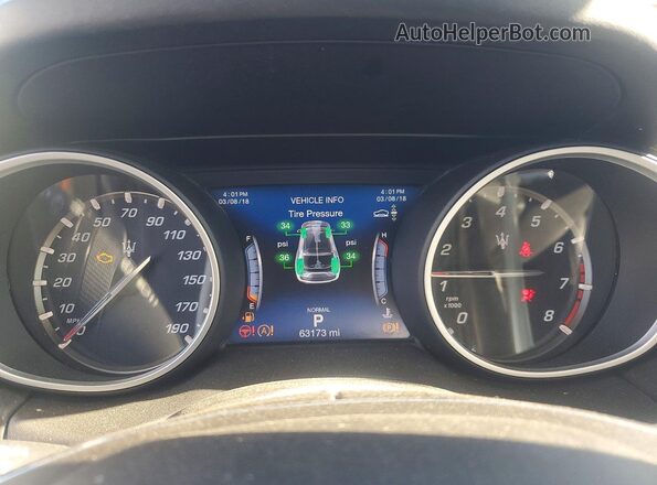 ZN661YUL2KX338664 2019 MASERATI LEVANTE Черный Вид щитка приборов