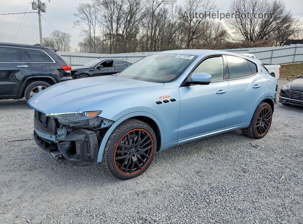 ZN661YUS6PX423876 2023 MASERATI LEVANTE Синий Передняя левая четверть
