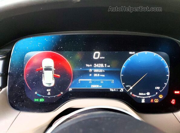 ZN682AVA1P7415994 2023 MASERATI GRECALE Blue ხელსაწყოთა პანელის ხედი