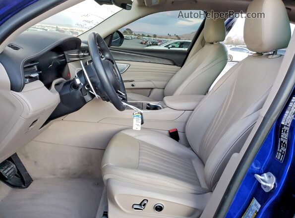 ZN682AVA1P7415994 2023 MASERATI GRECALE Blue წინა სალონის ხედი