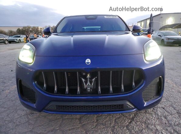 ZN682AVA1P7415994 2023 MASERATI GRECALE Blue წინა ხედი