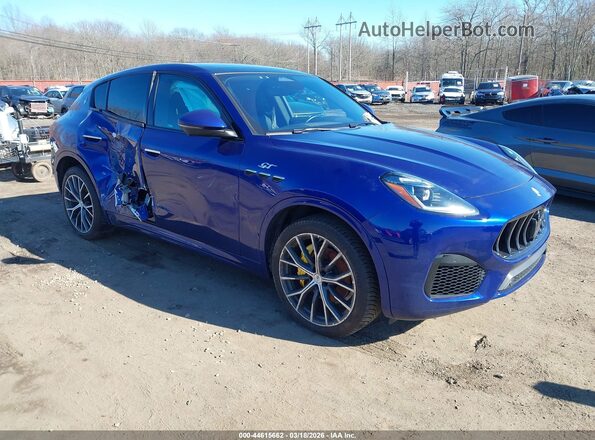 ZN682AVA5P7416162 2023 MASERATI GRECALE Синий Передняя правая четверть