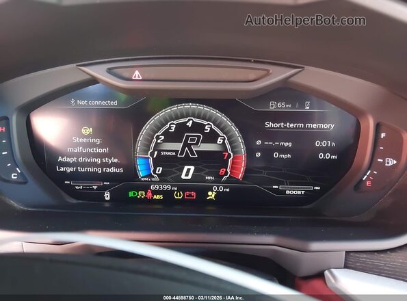 ZPBUA1ZL2KLA04790 2019 LAMBORGHINI URUS Silver Vista de los asientos traseros