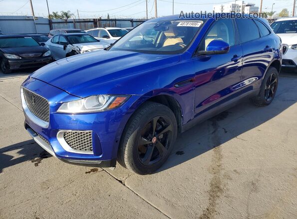 SADCJ2FX8LA633102 2020 JAGUAR F-PACE Blue Przód lewy