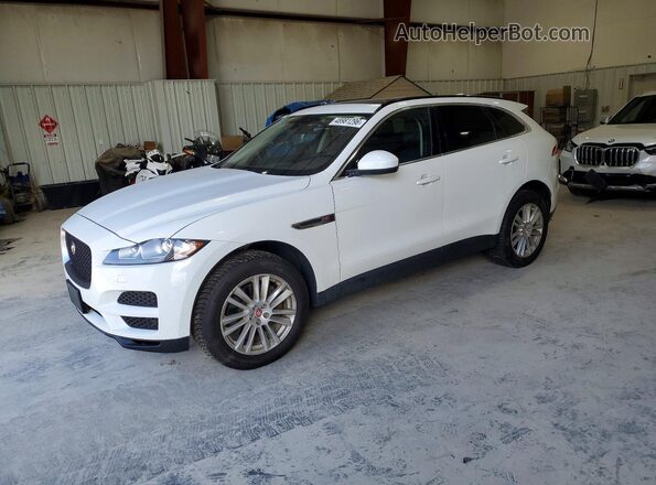 SADCK2BV7HA087093 2017 JAGUAR F-PACE White წინა მარცხენა ხედი სამი მეოთხედიდან